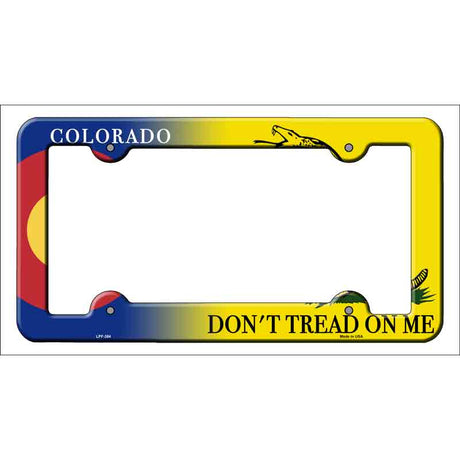 Colorado|Dont Tread Novelty Metal License Plate Frame LPF-384