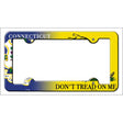 Connecticut|Dont Tread Novelty Metal License Plate Frame LPF-385