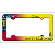 Georgia|Dont Tread Novelty Metal License Plate Frame LPF-388