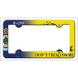 Maine|Dont Tread Novelty Metal License Plate Frame LPF-397