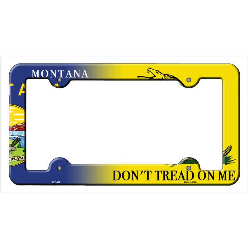 Montana|Dont Tread Novelty Metal License Plate Frame LPF-404