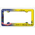 North Dakota|Dont Tread Novelty Metal License Plate Frame LPF-412