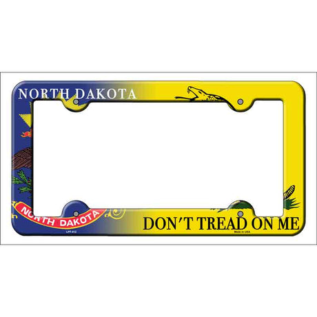 North Dakota|Dont Tread Novelty Metal License Plate Frame LPF-412