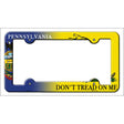 Pennsylvania|Dont Tread Novelty Metal License Plate Frame LPF-416