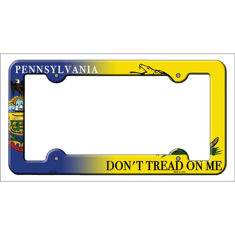 Pennsylvania|Dont Tread Novelty Metal License Plate Frame LPF-416