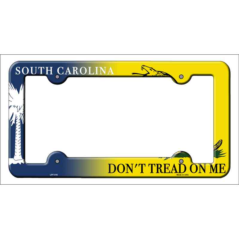 South Carolina|Dont Tread Novelty Metal License Plate Frame LPF-418