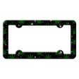 Weed Black Novelty Metal License Plate Frame