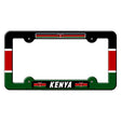 Kenya Flag Novelty Metal License Plate Frame