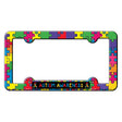 Autism Awareness Ribbons Novelty Metal License Plate Frame