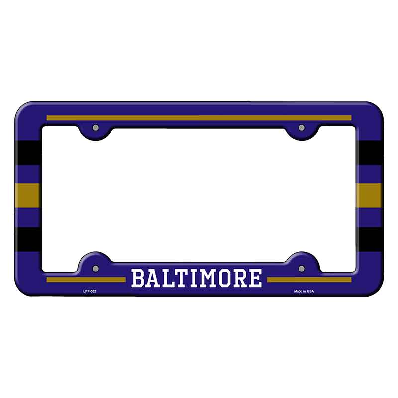 Baltimore Novelty Metal Molded License Plate Frame LPF-532