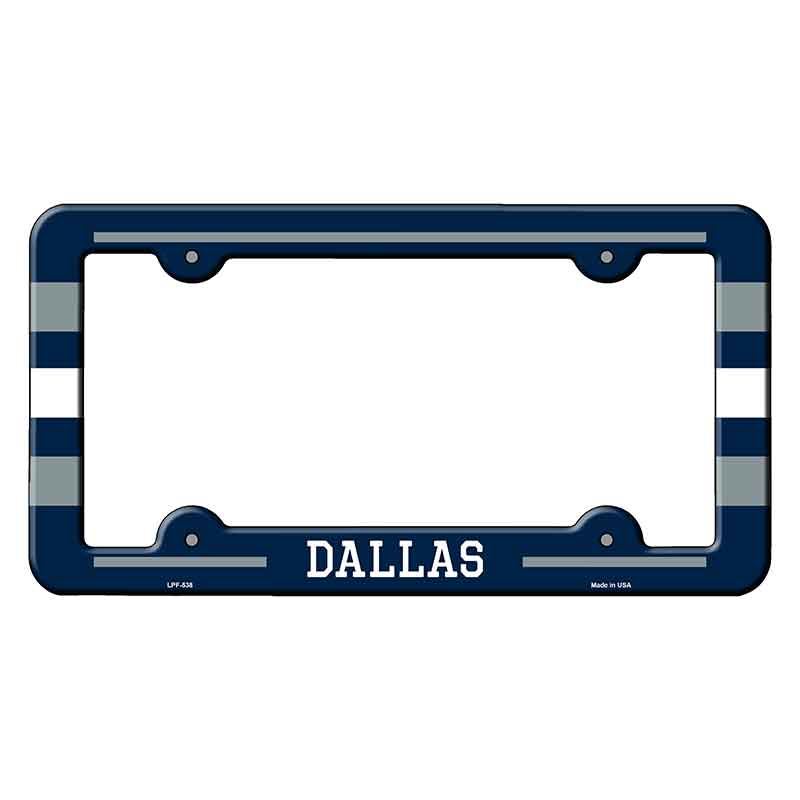 Dallas Novelty Metal Molded License Plate Frame LPF-538