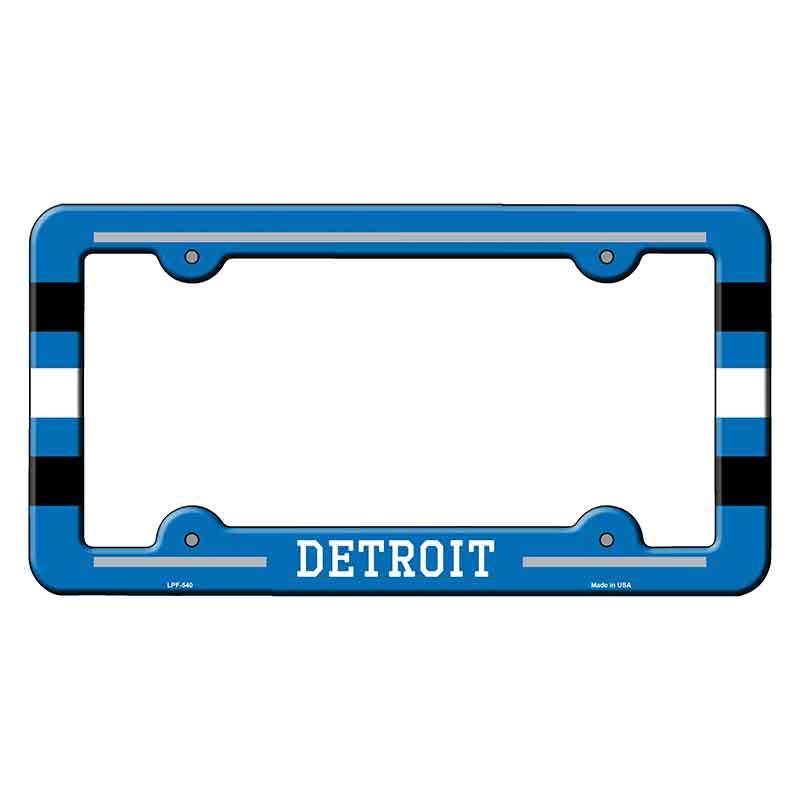 Detroit Novelty Metal Molded License Plate Frame LPF-540