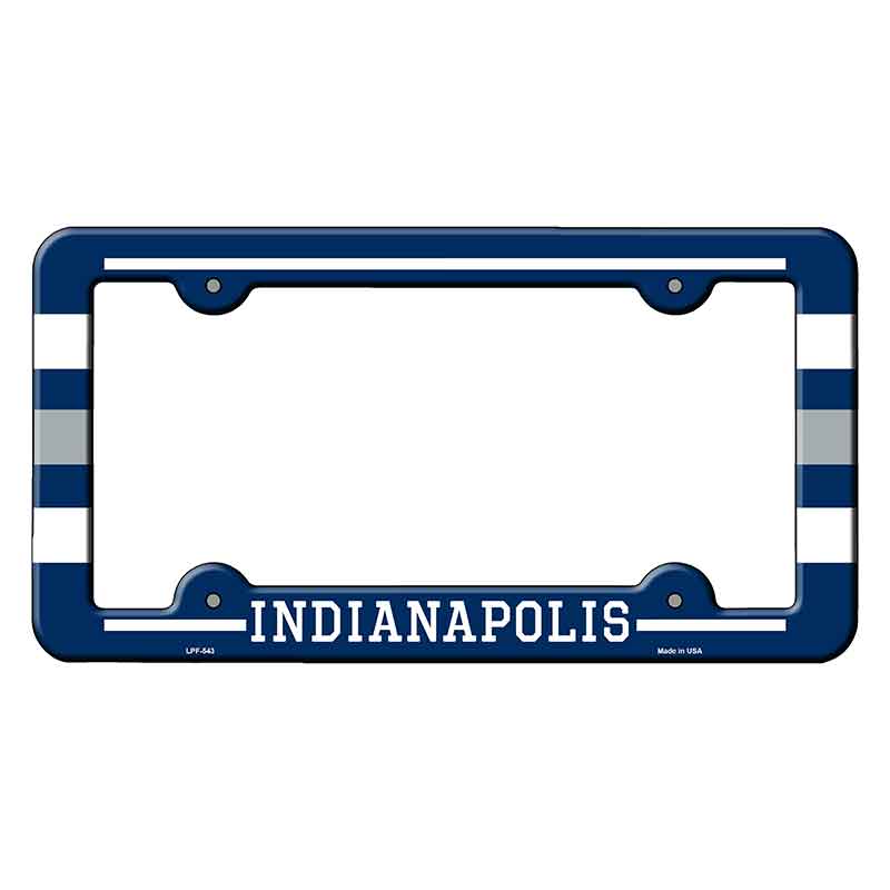 Indianapolis Novelty Metal Molded License Plate Frame LPF-543