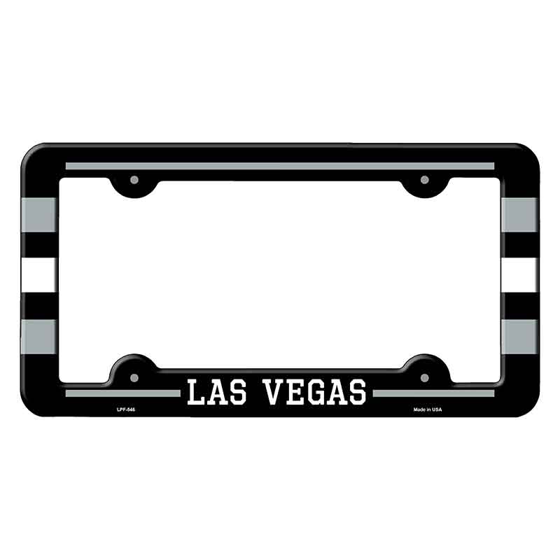 Las Vegas Novelty Metal Molded License Plate Frame LPF-546