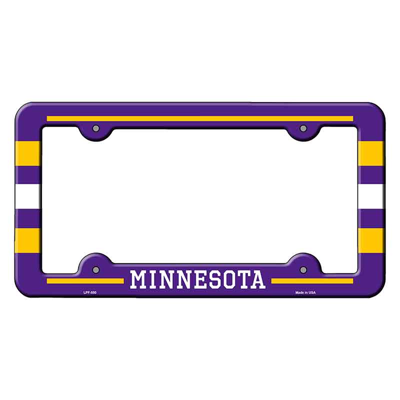 Minnesota Novelty Metal Molded License Plate Frame LPF-550