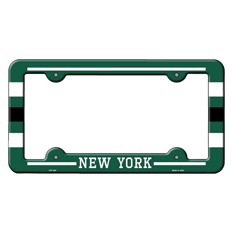 New York Novelty Metal Molded License Plate Frame LPF-554