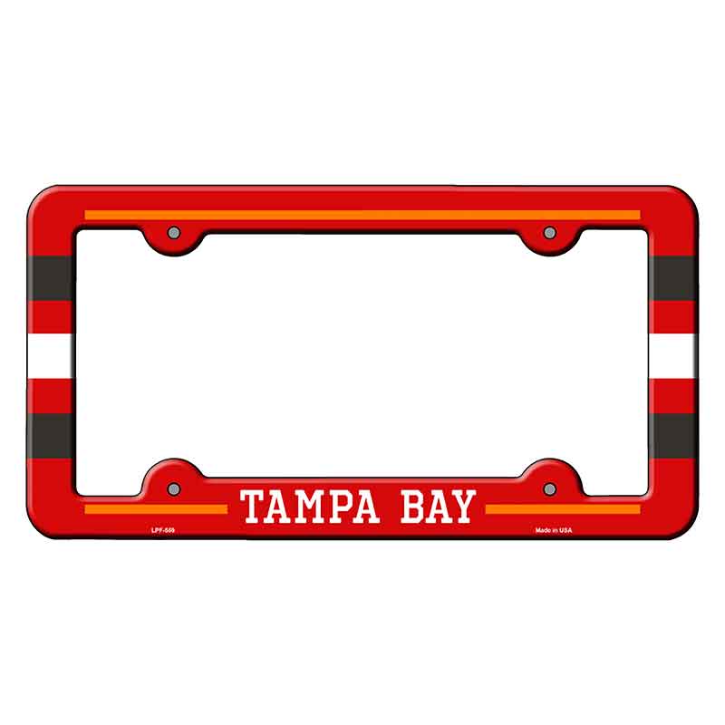 Tampa Bay Novelty Metal Molded License Plate Frame LPF-559