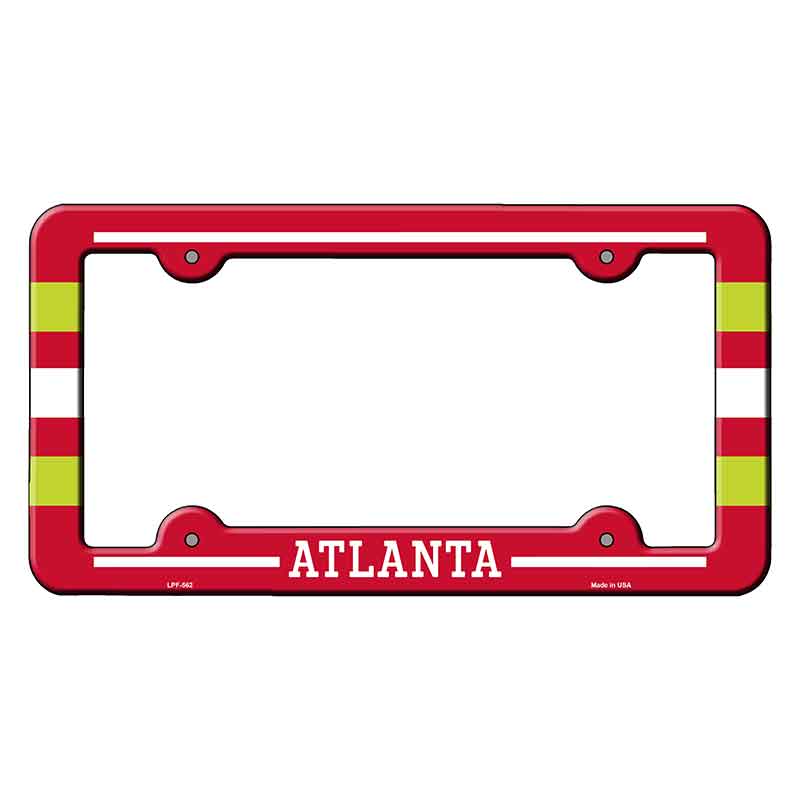 Atlanta Novelty Metal Molded License Plate Frame LPF-562