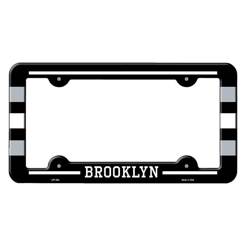 Brooklyn Novelty Metal Molded License Plate Frame LPF-564