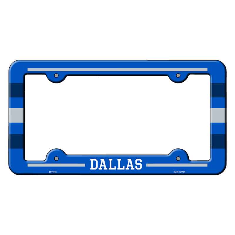 Dallas Novelty Metal Molded License Plate Frame LPF-568