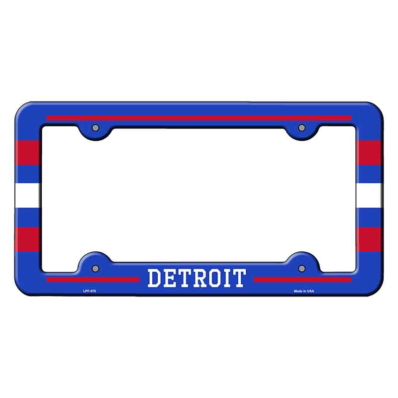 Detroit Novelty Metal Molded License Plate Frame LPF-570