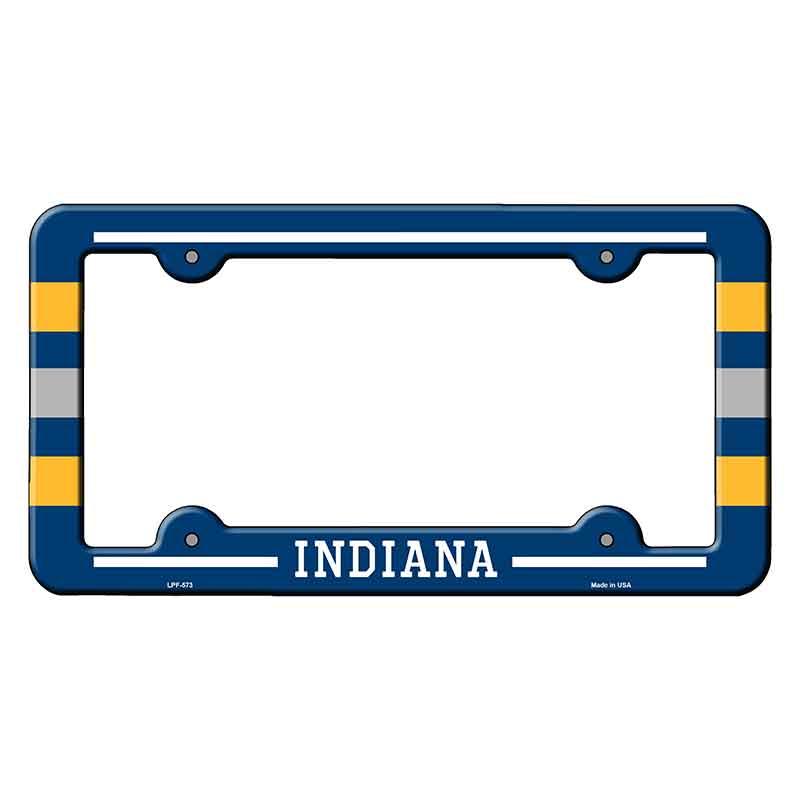 Indiana Novelty Metal Molded License Plate Frame LPF-573