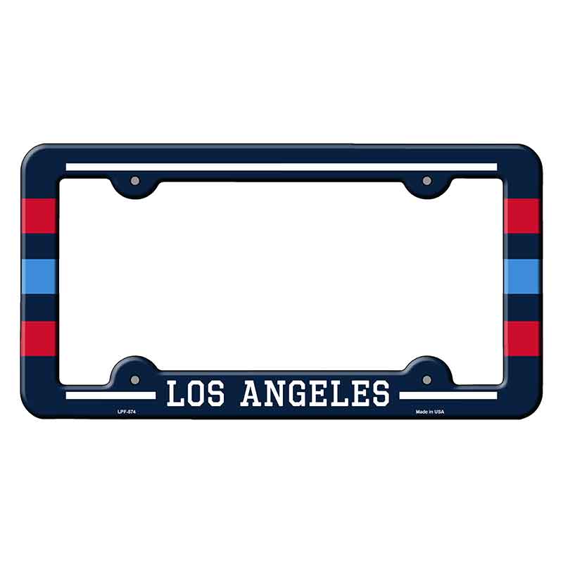 Los Angeles Novelty Metal Molded License Plate Frame LPF-574