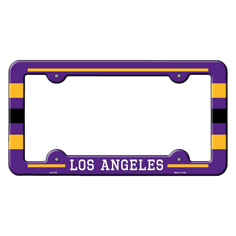 Los Angeles Novelty Metal Molded License Plate Frame LPF-575