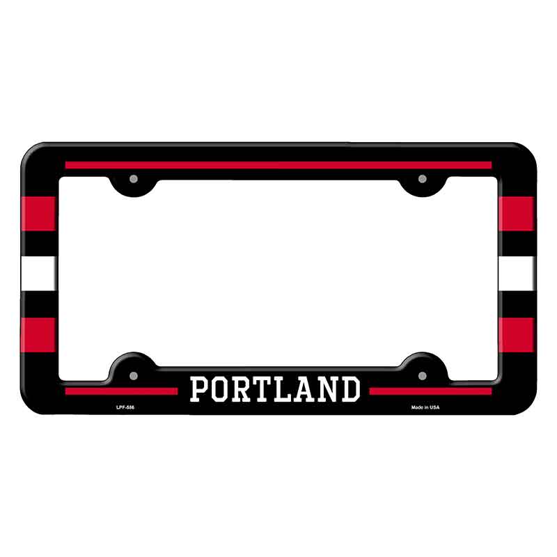 Portland Novelty Metal Molded License Plate Frame LPF-586