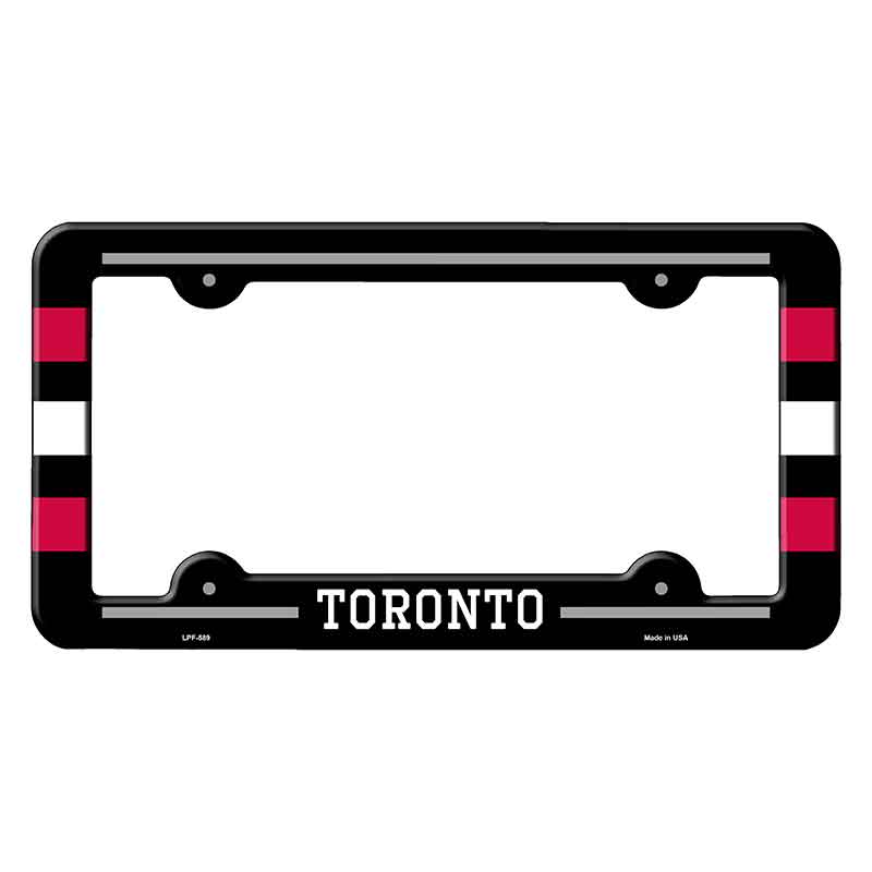 Toronto Novelty Metal Molded License Plate Frame LPF-589