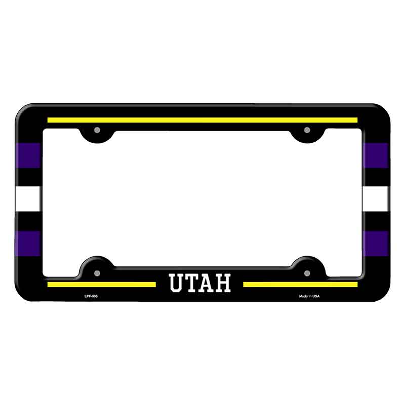 Utah Novelty Metal Molded License Plate Frame LPF-590