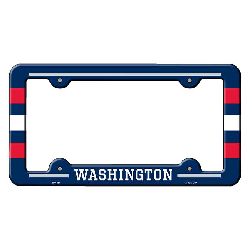 Washington Novelty Metal Molded License Plate Frame LPF-591