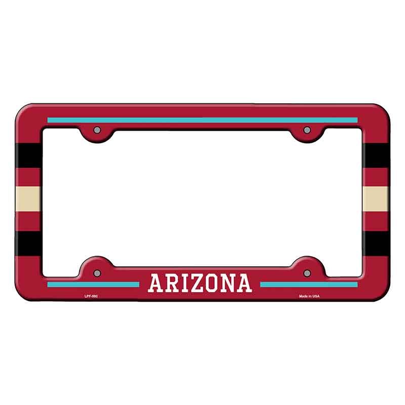 Arizona Novelty Metal Molded License Plate Frame LPF-592