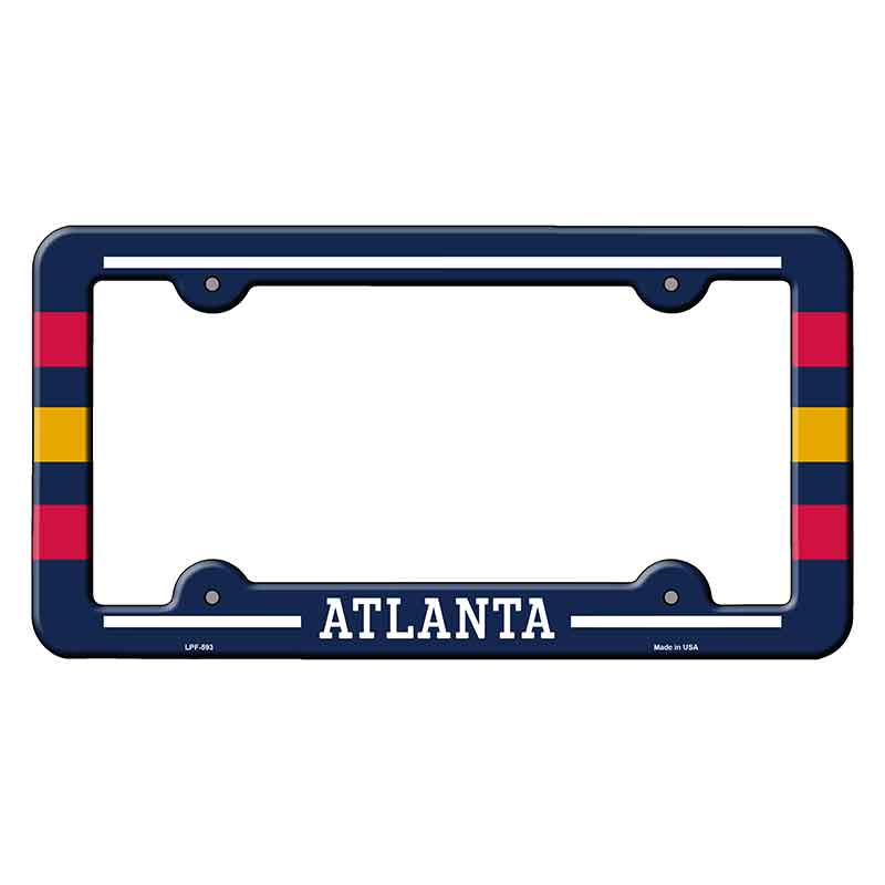 Atlanta Novelty Metal Molded License Plate Frame LPF-593
