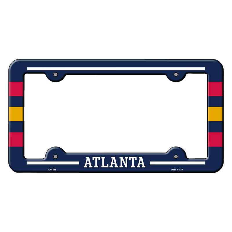 Atlanta Novelty Metal Molded License Plate Frame LPF-593