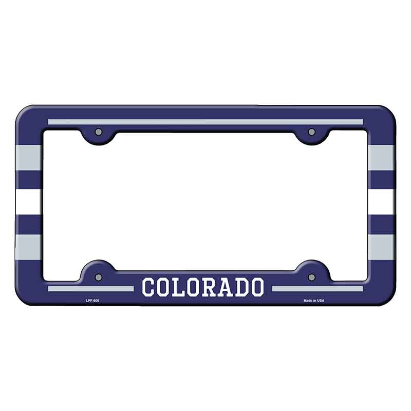 Colorado Novelty Metal Molded License Plate Frame LPF-600