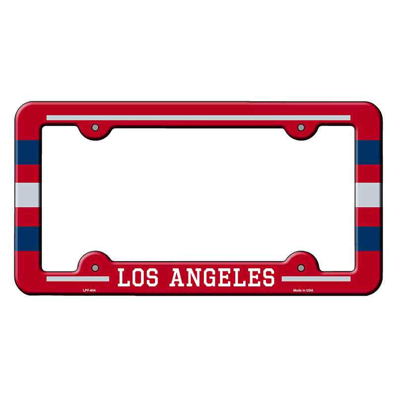 Los Angeles Novelty Metal Molded License Plate Frame LPF-604