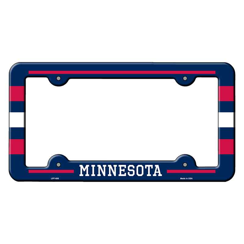 Minnesota Novelty Metal Molded License Plate Frame LPF-608