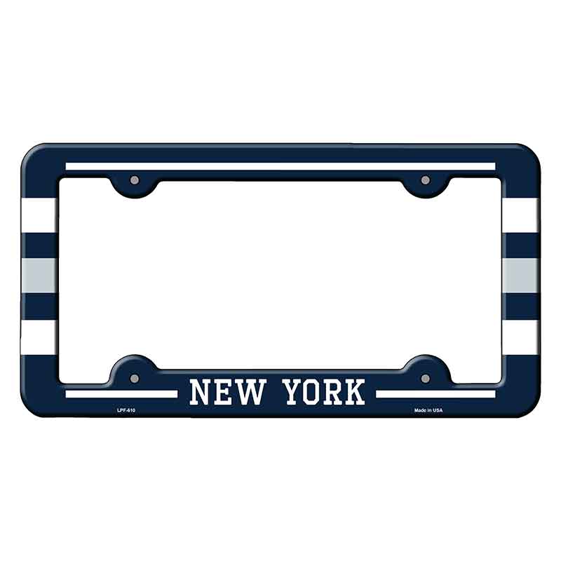 New York Novelty Metal Molded License Plate Frame LPF-610