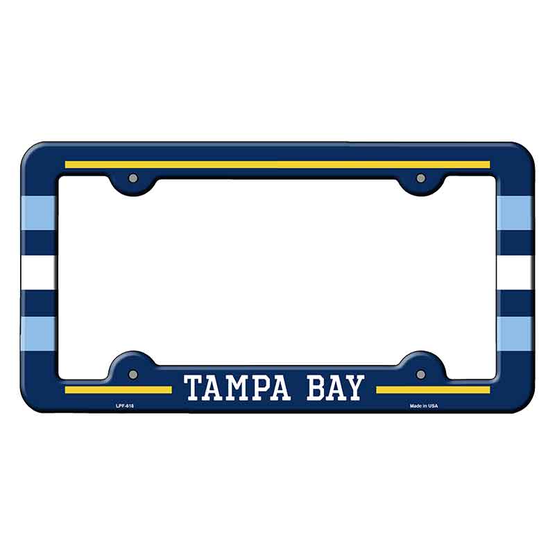 Tampa Bay Novelty Metal Molded License Plate Frame LPF-618