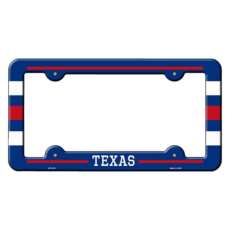 Texas Novelty Metal Molded License Plate Frame LPF-619