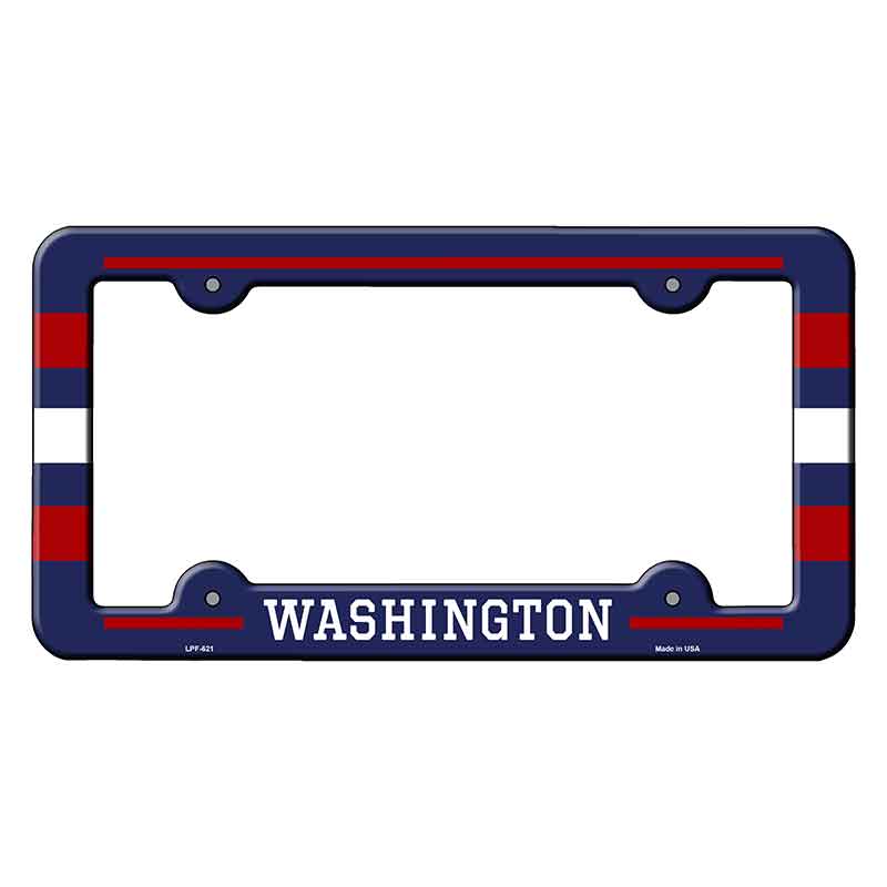 Washington Novelty Metal Molded License Plate Frame LPF-621