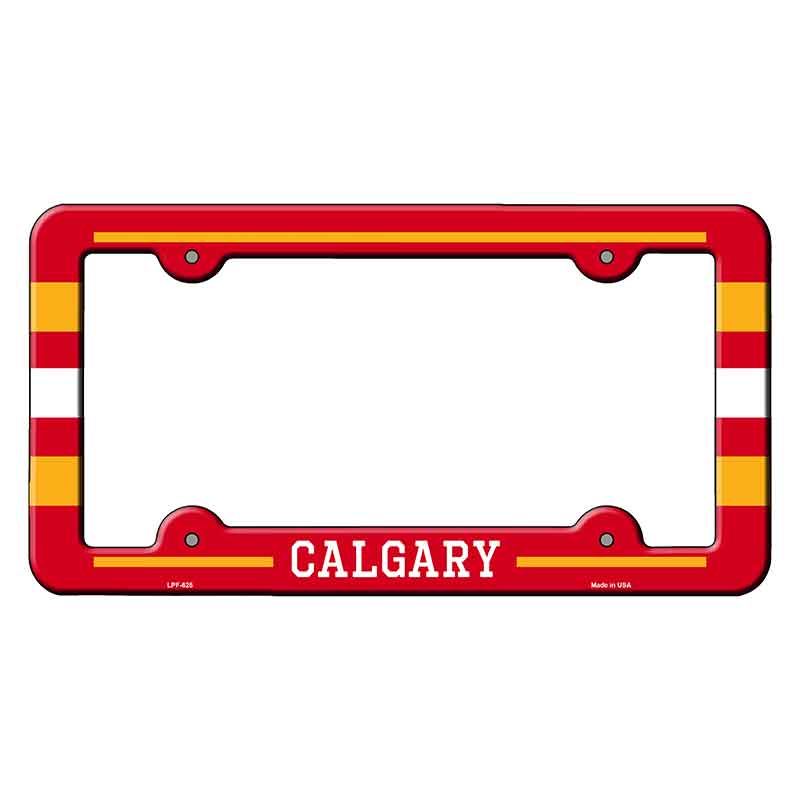 Calgary Novelty Metal Molded License Plate Frame LPF-625