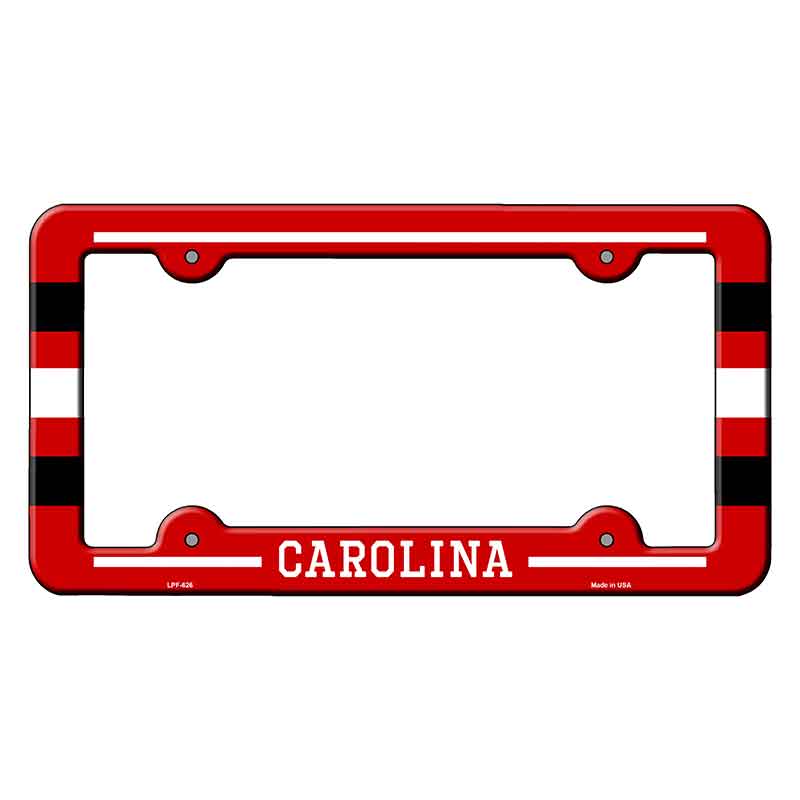 Carolina Novelty Metal Molded License Plate Frame LPF-626