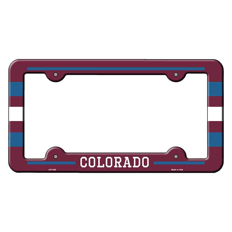 Colorado Novelty Metal Molded License Plate Frame LPF-628