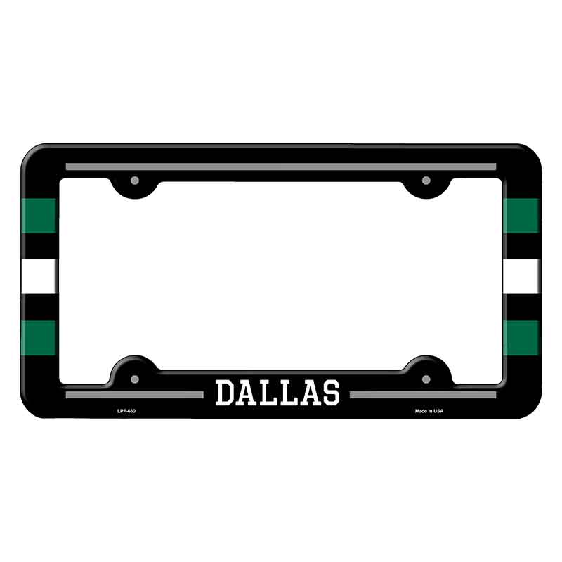 Dallas Novelty Metal Molded License Plate Frame LPF-630