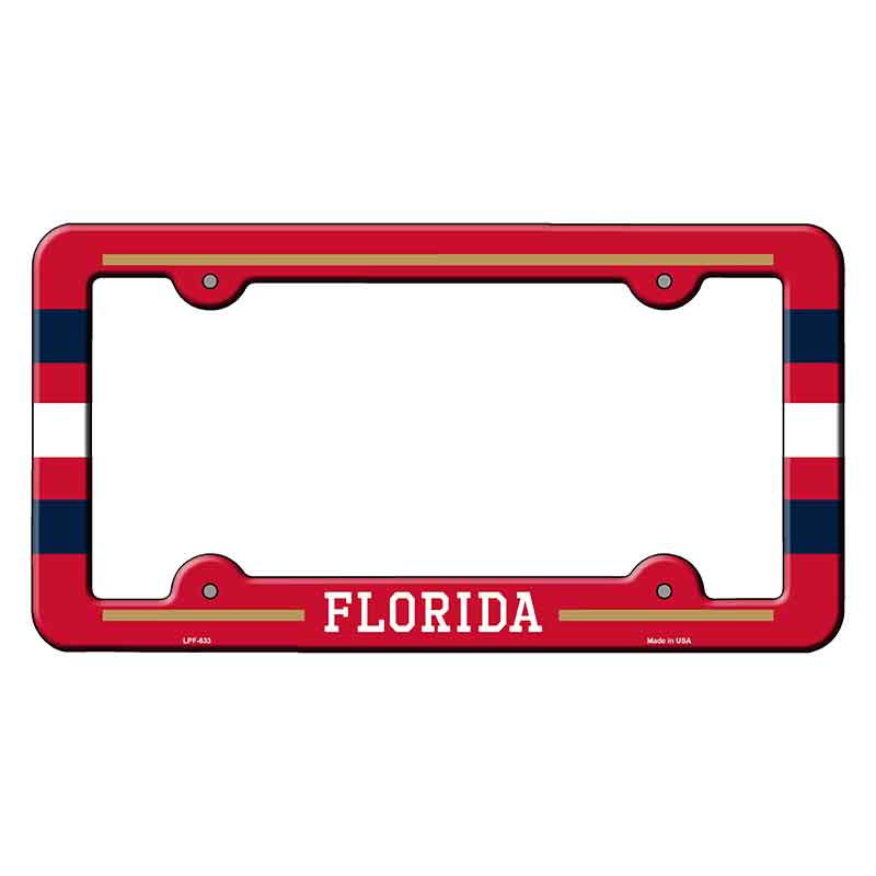 Florida Novelty Metal Molded License Plate Frame LPF-633