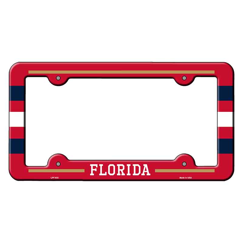 Florida Novelty Metal Molded License Plate Frame LPF-633