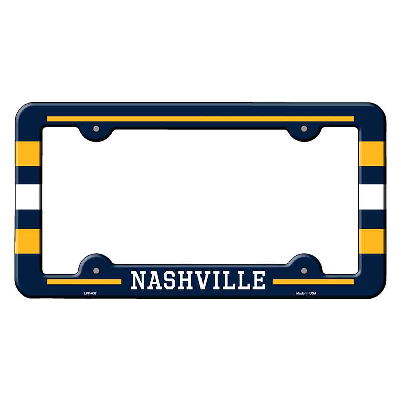 Nashville Novelty Metal Molded License Plate Frame LPF-637