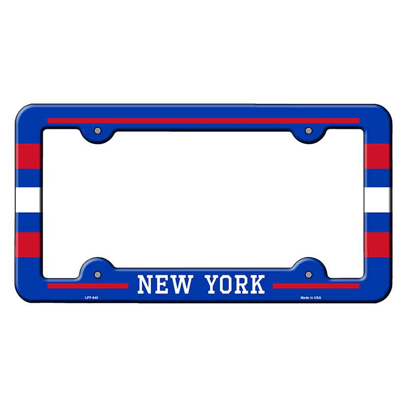 New York Novelty Metal Molded License Plate Frame LPF-640